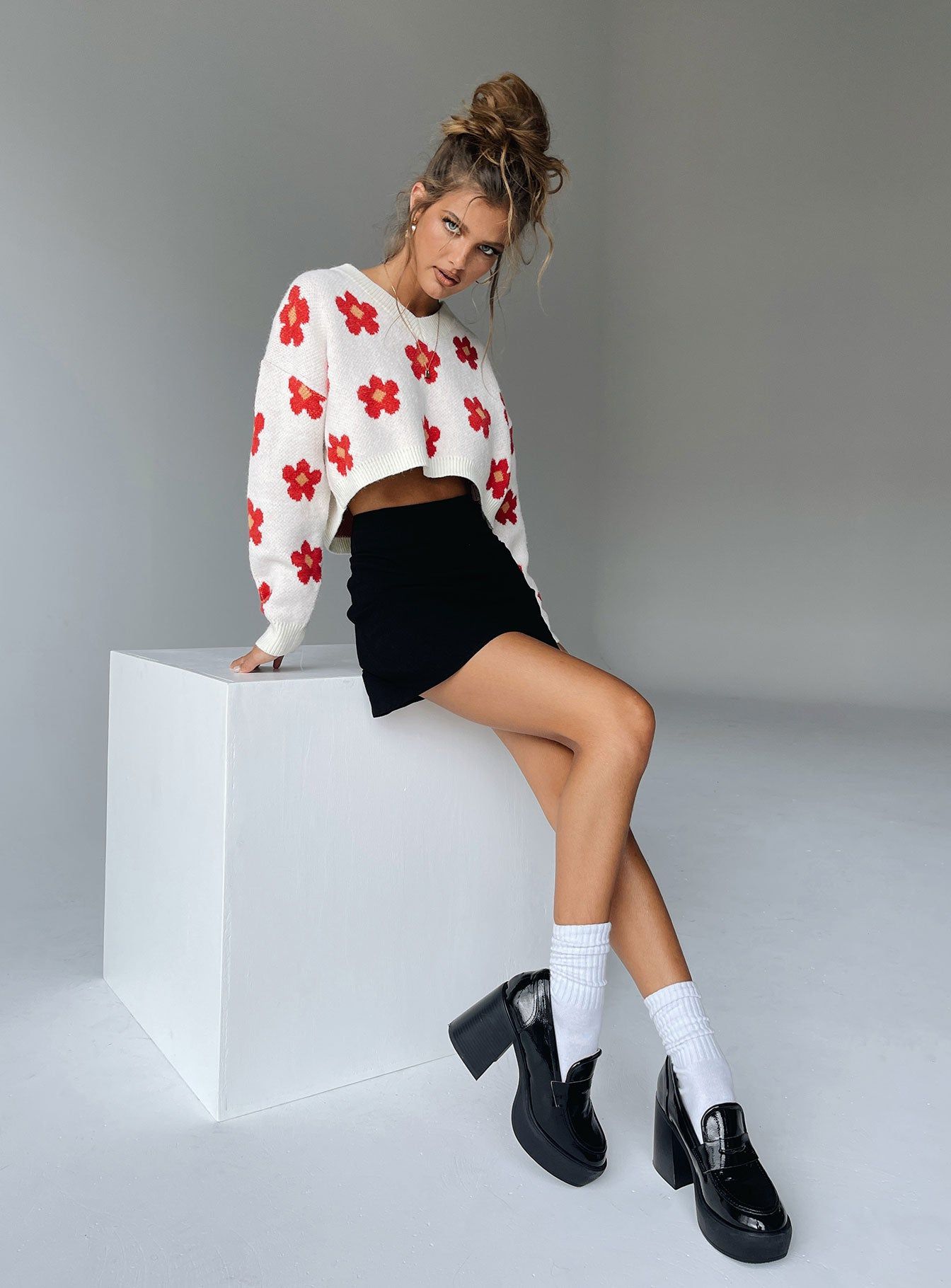 Selby Mini Skirt Black sold by Princess Polly product image thumbnail 8