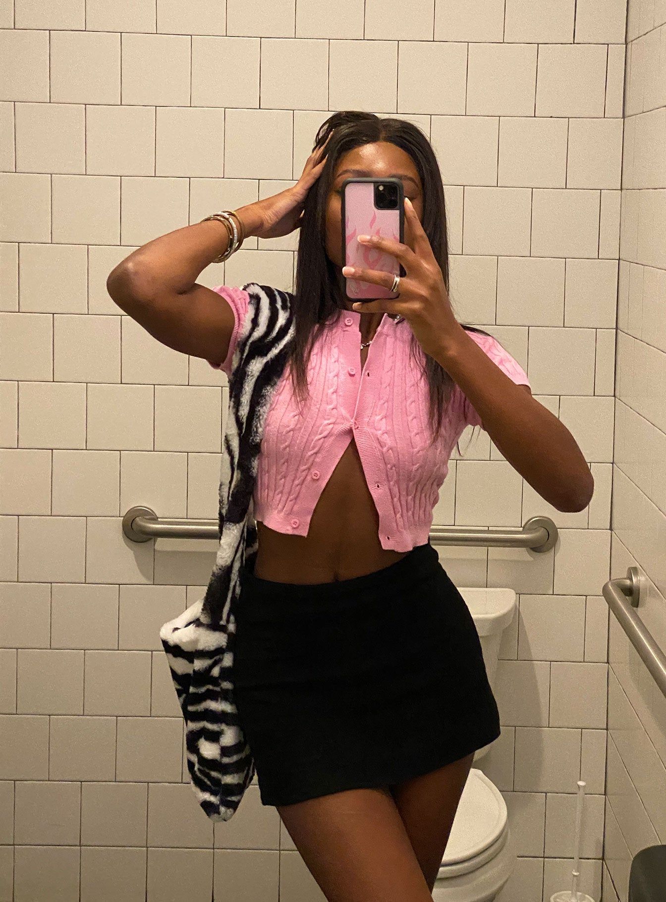 Selby Mini Skirt Black sold by Princess Polly product image thumbnail 10