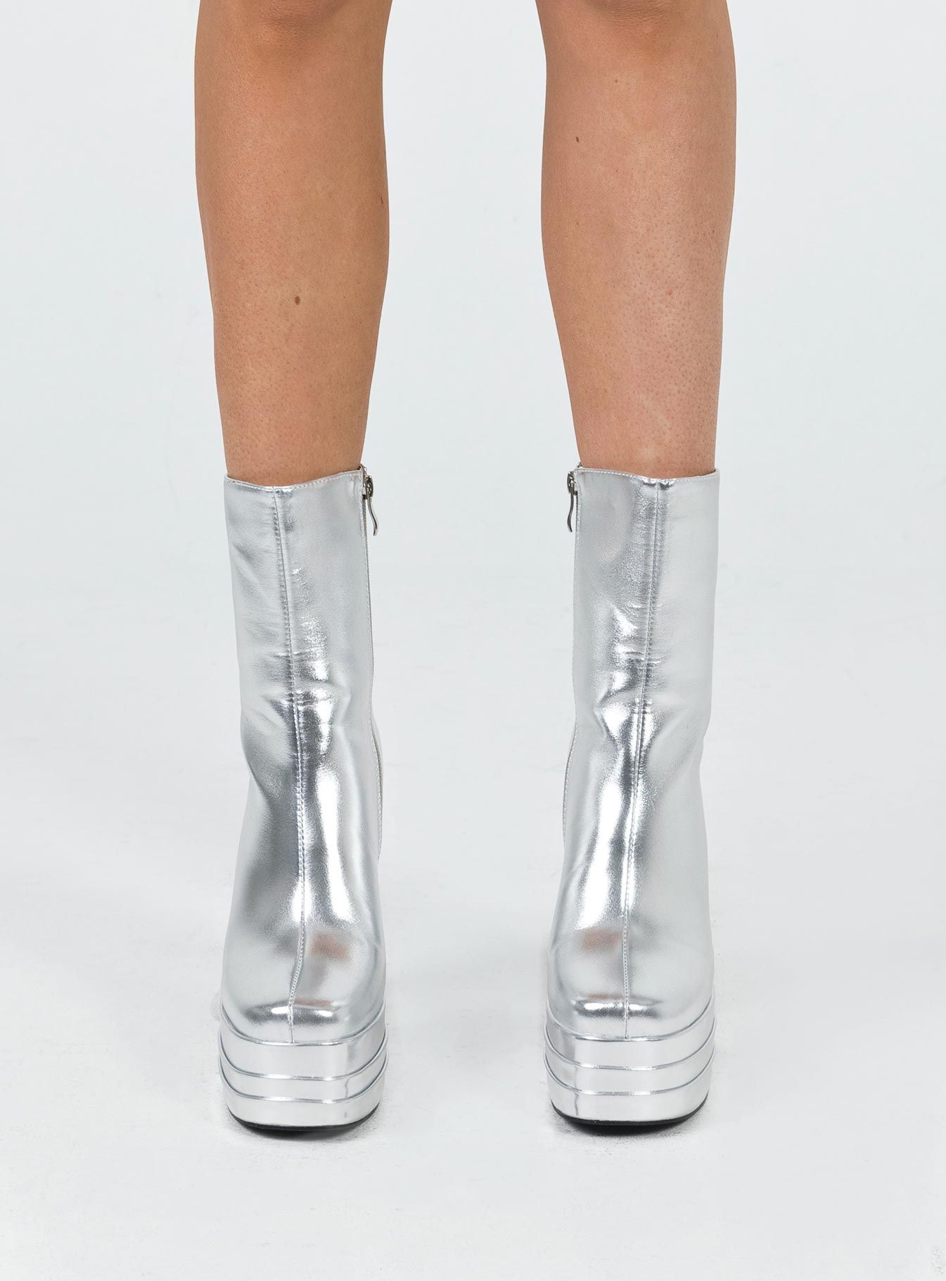 Ricardo Platform Ankle Boots Chrome sold by Princess Polly product image thumbnail 2