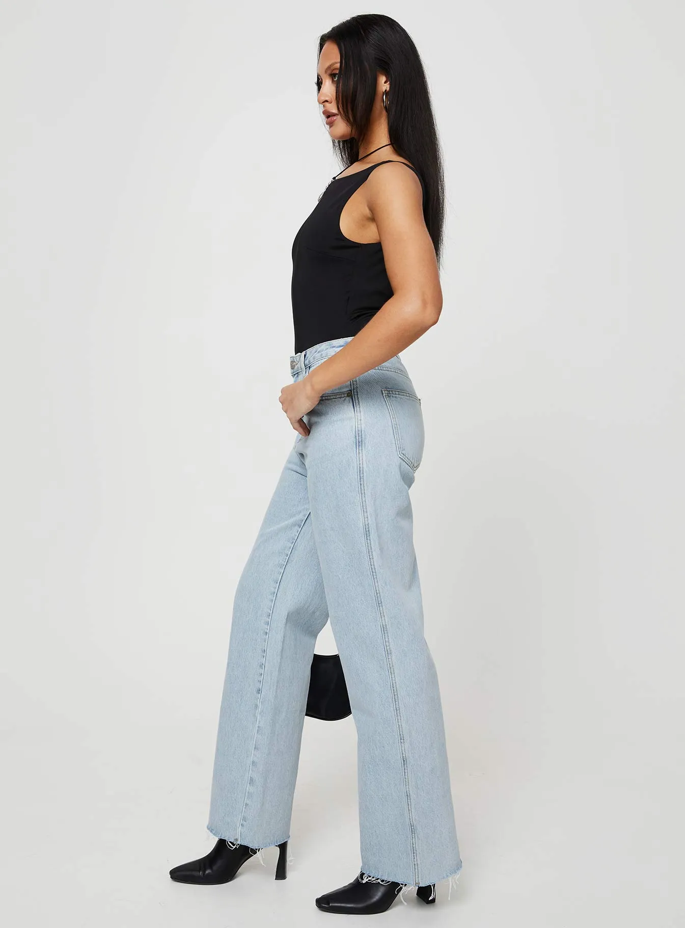 Arlington Straight Leg Denim Jeans Light Wash Tall sold by Princess Polly product image thumbnail 5