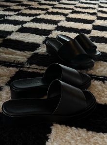 Delia Sandals Black sold by Princess Polly