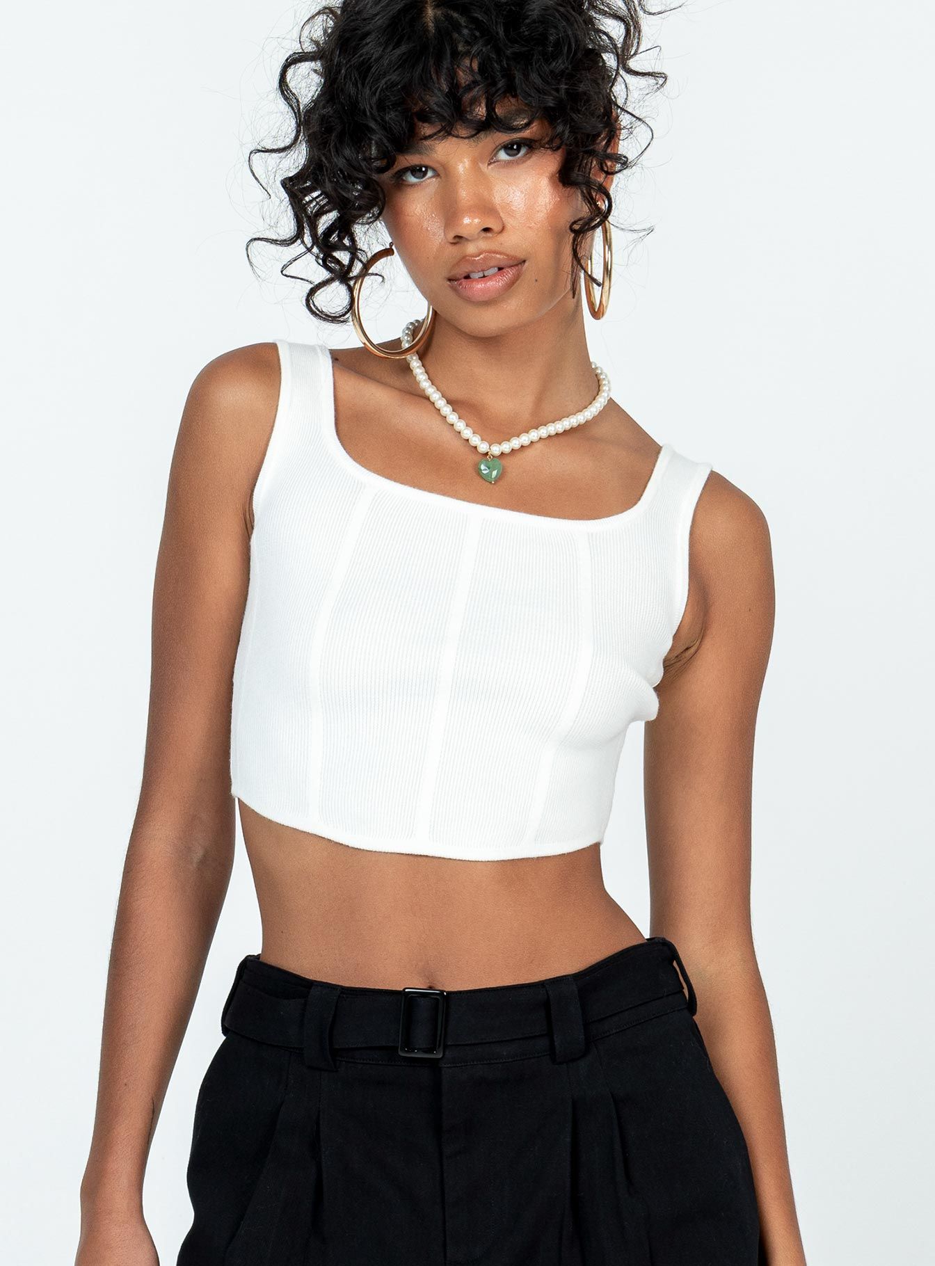 Josette Top White sold by Princess Polly product image thumbnail 2
