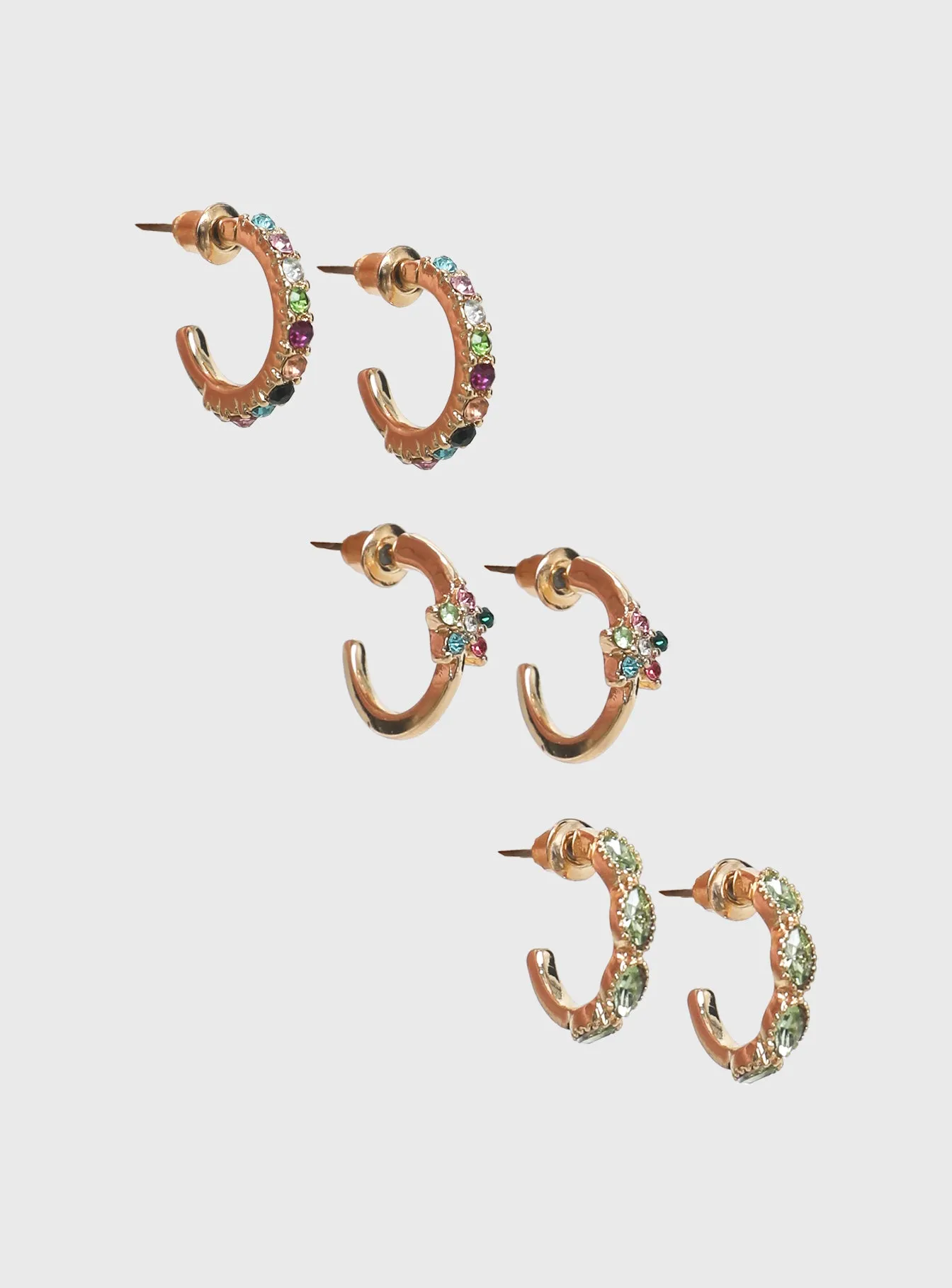 Destinations Earring Pack Multi sold by Princess Polly product image thumbnail 4