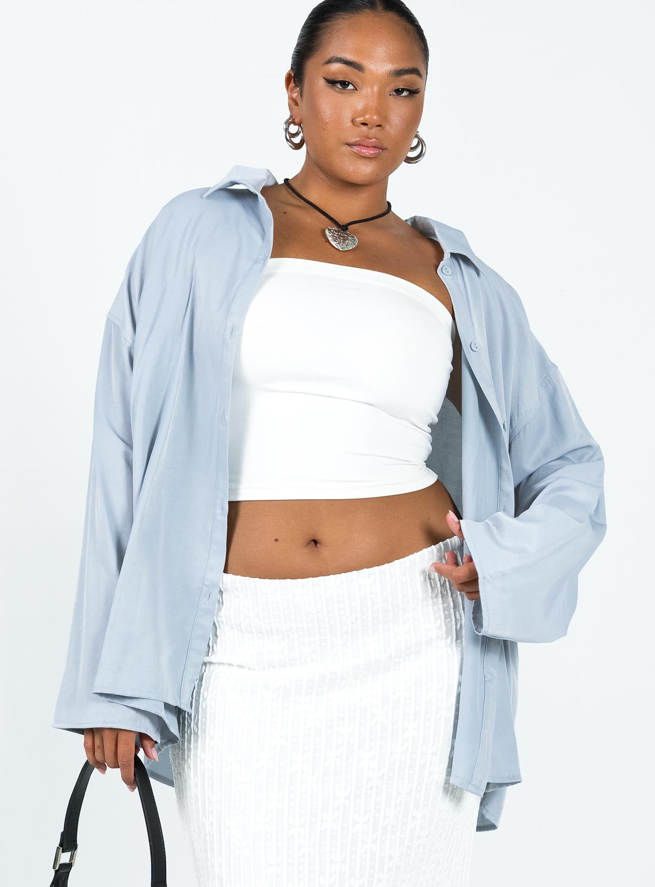 Callie Shirt Grey sold by Princess Polly product image thumbnail 2