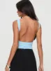 Morgane Mesh Bodysuit Blue sold by Princess Polly