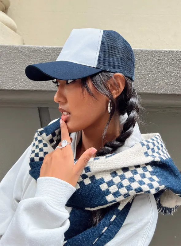 Mullins Cap Navy sold by Princess Polly