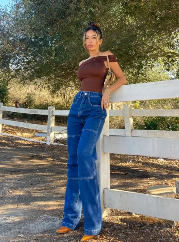 Copeland Jeans Mid Wash Denim sold by Princess Polly