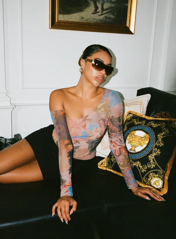 Manesh Long Sleeve Top Multi sold by Princess Polly