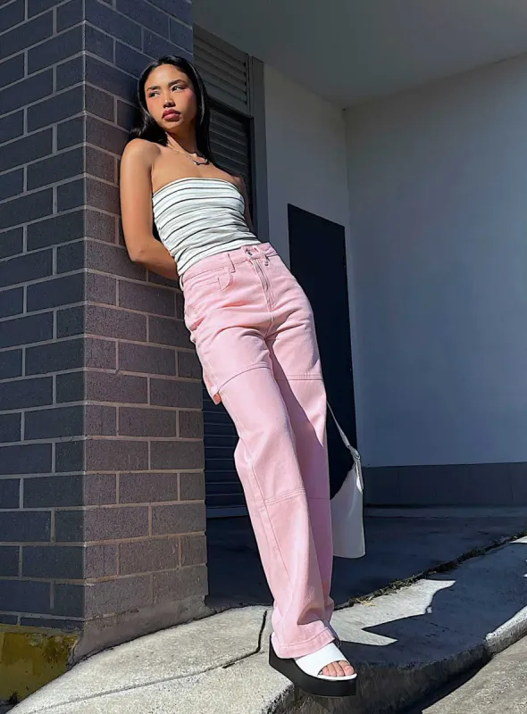 Copeland Jeans Pink sold by Princess Polly