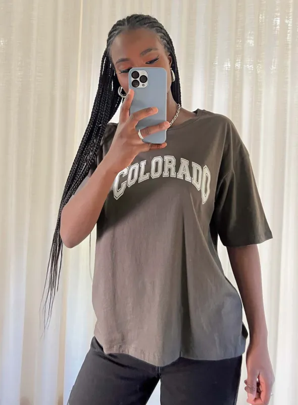 Colorado Graphic Tee Grey sold by Princess Polly