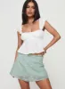 All My Friends Mini Skirt Green sold by Princess Polly