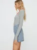 Lolita Mini Skirt Mid Wash Denim sold by Princess Polly