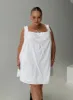 Swing Mini Dress White Curve sold by Princess Polly