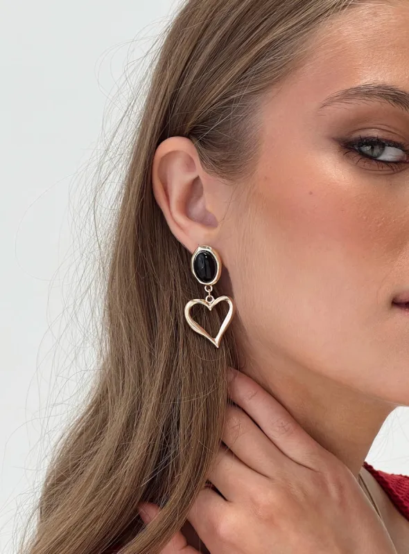 Only We Know Earrings Gold made by Princess Polly
