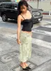 Lewish Low Rise Midi Skirt Green Floral sold by Princess Polly