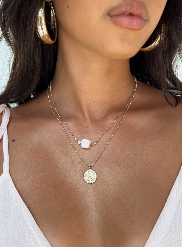 Salas Necklace Pack Gold sold by Princess Polly