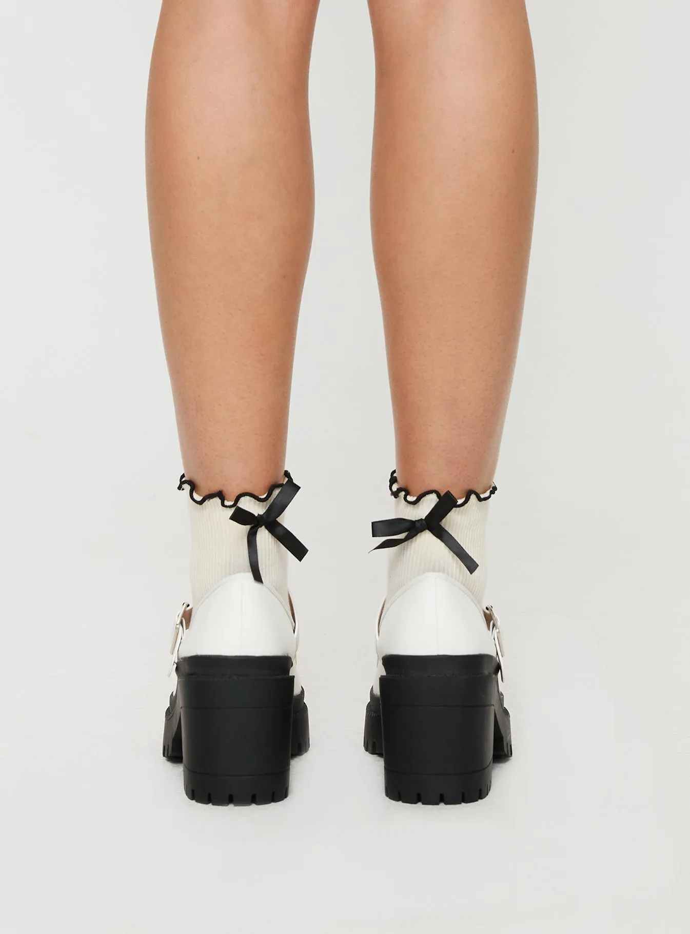 Sabrina Heels White sold by Princess Polly product image thumbnail 4