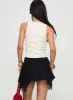 Ayra Lace Mini Skirt Black sold by Princess Polly