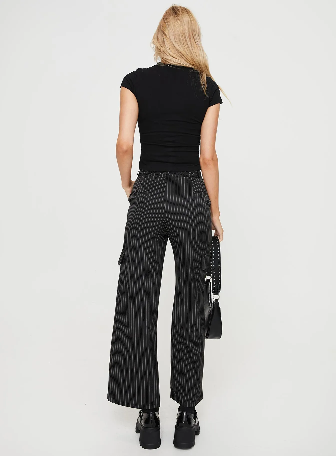 Katow Cargo Pants Black Stripe sold by Princess Polly product image thumbnail 5