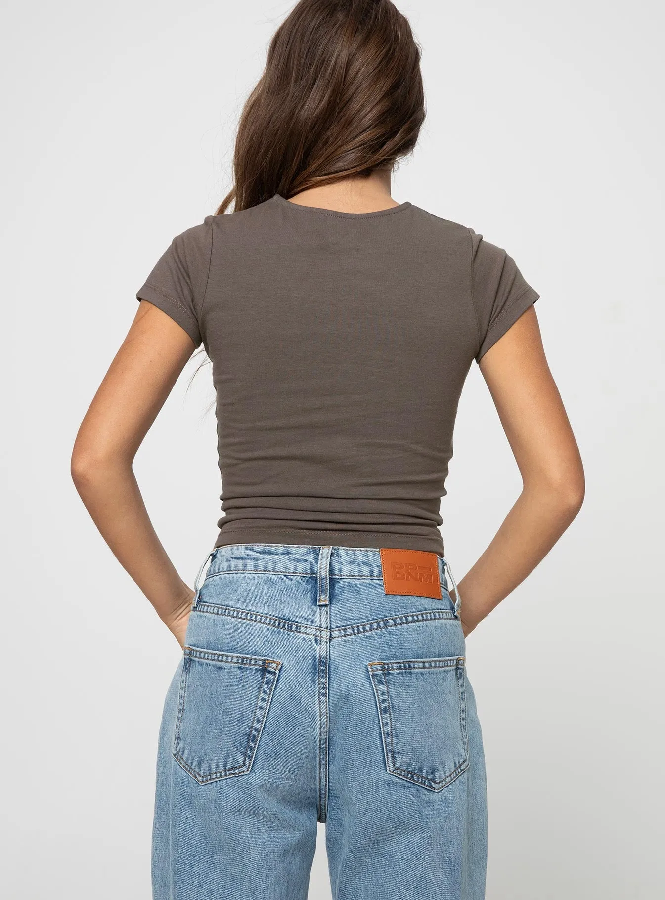 Destination California Tee Charcoal sold by Princess Polly product image thumbnail 5