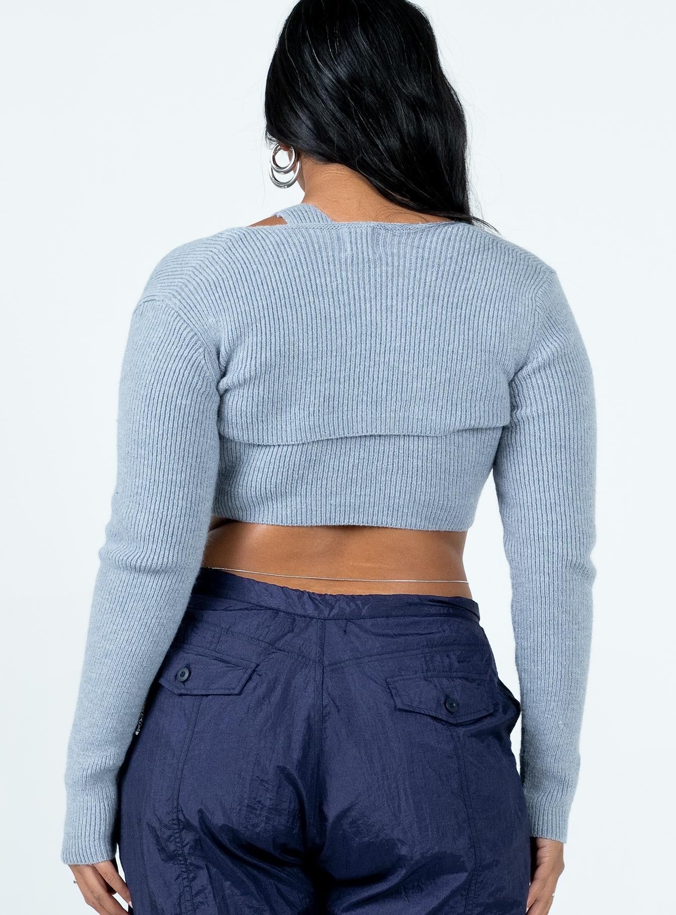 Natalee Sweater Blue sold by Princess Polly product image thumbnail 5