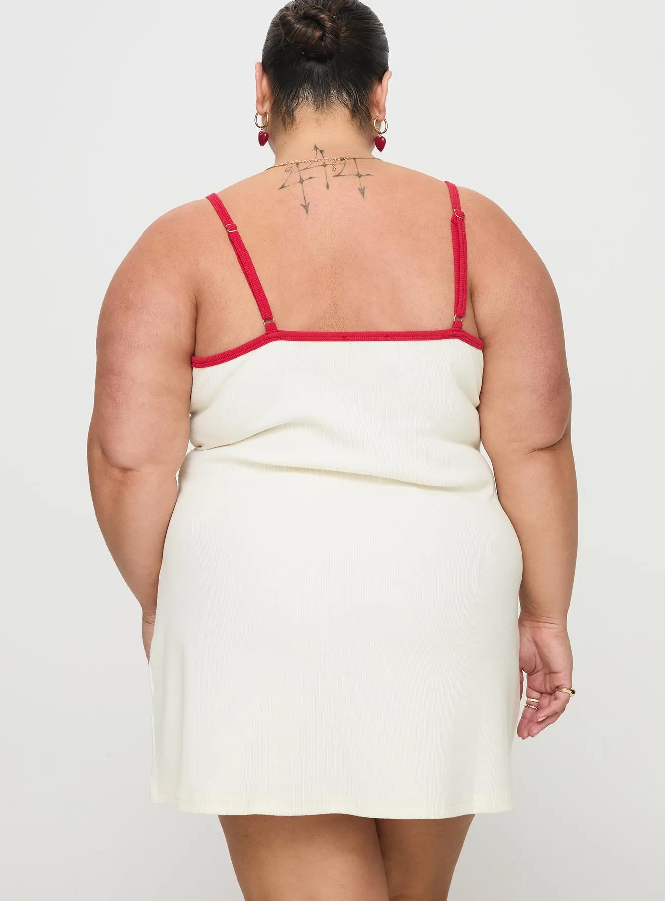 Letters Of Love Rib Sleep Mini Dress Multi Curve sold by Princess Polly product image thumbnail 5