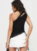 Timmie One Shoulder Top Black sold by Princess Polly