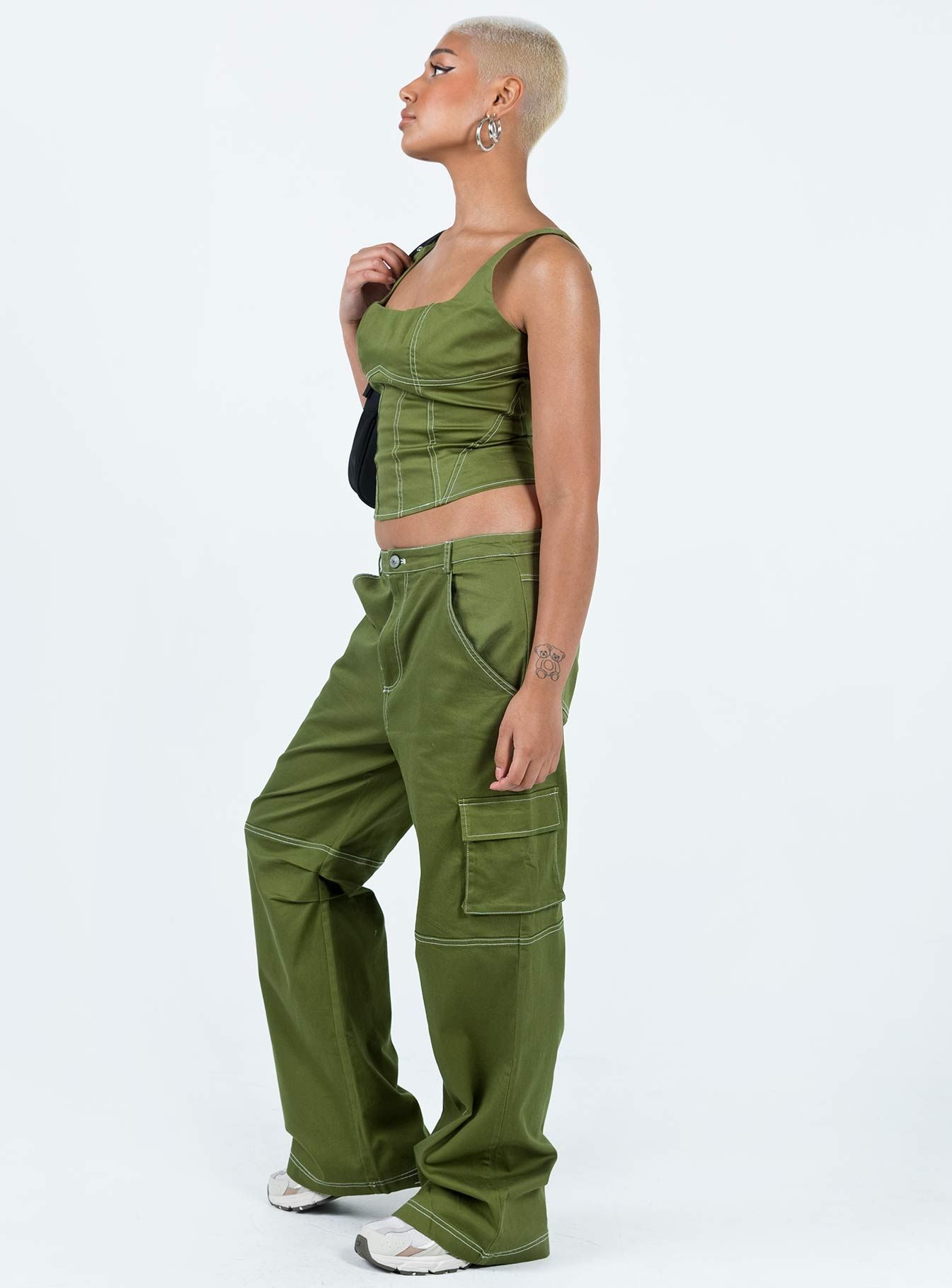 Dobson Pants Green sold by Princess Polly product image thumbnail 4