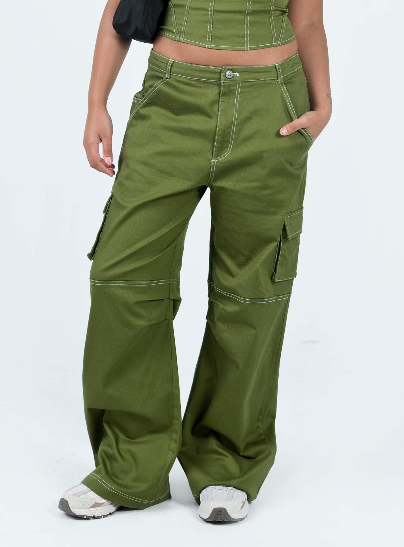 Dobson Pants Green sold by Princess Polly product image thumbnail 2
