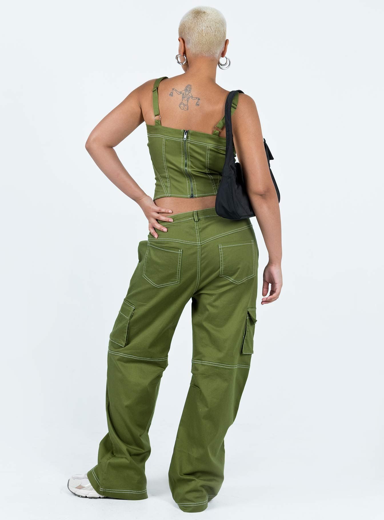 Dobson Pants Green sold by Princess Polly product image thumbnail 5