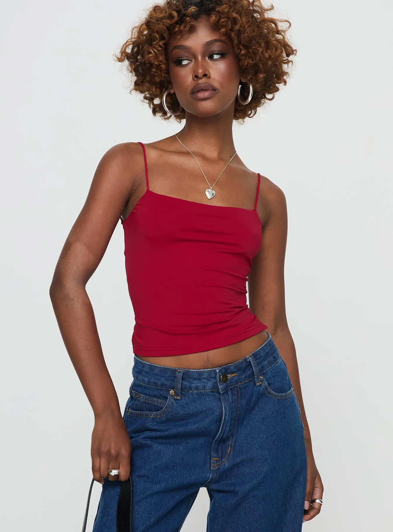 Elissa Top Red sold by Princess Polly product image thumbnail 2