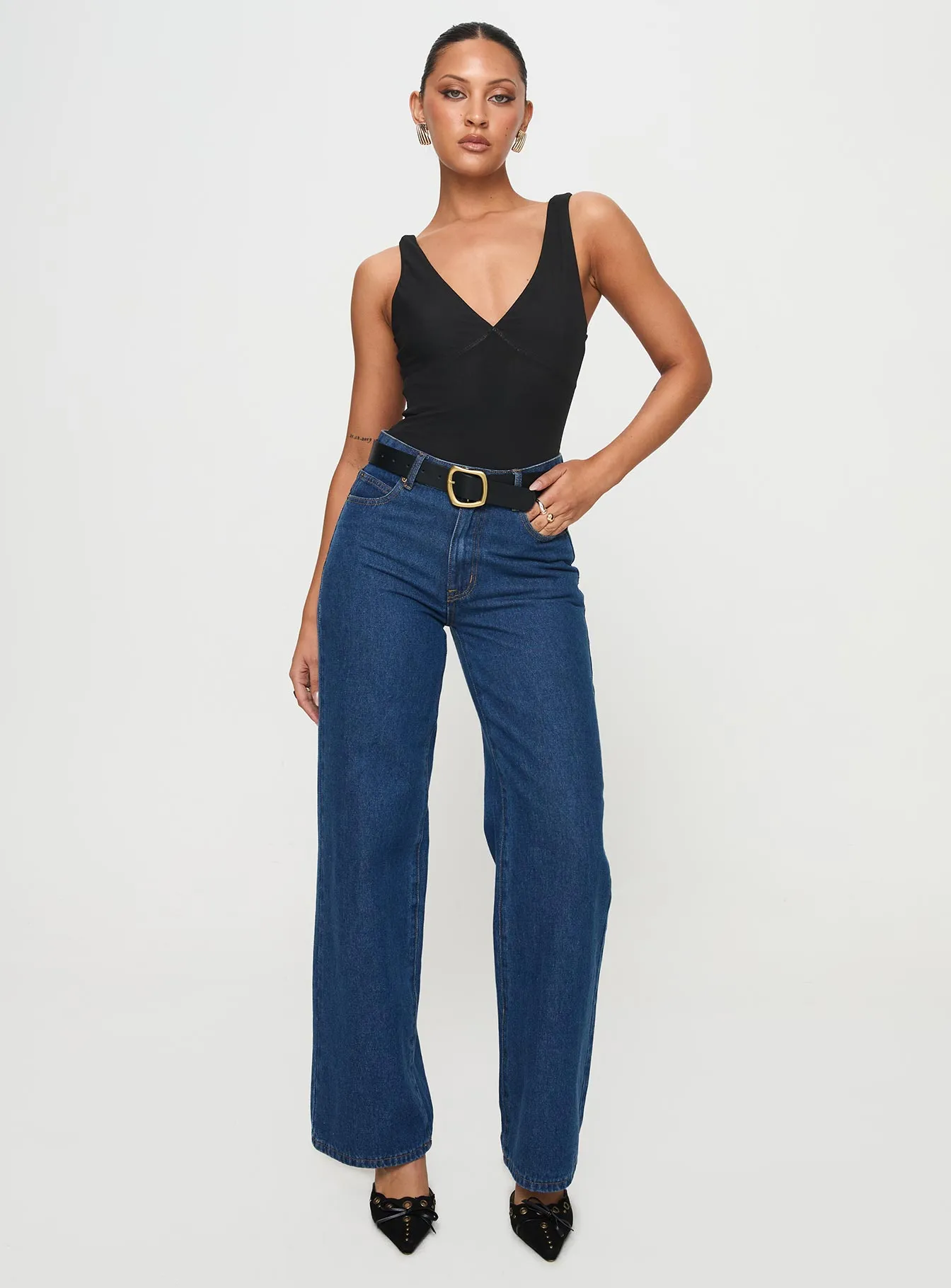 Nellie Bodysuit Black sold by Princess Polly product image thumbnail 3