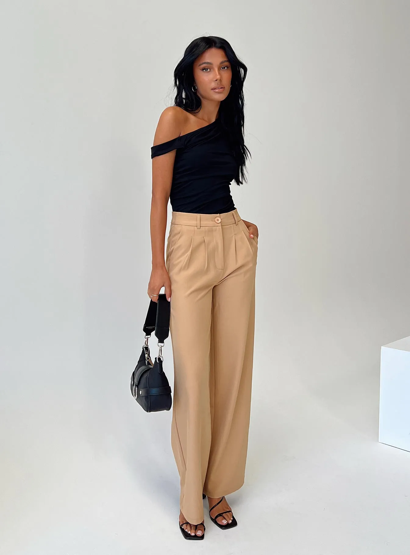 Archer Pants Camel sold by Princess Polly product image thumbnail 2