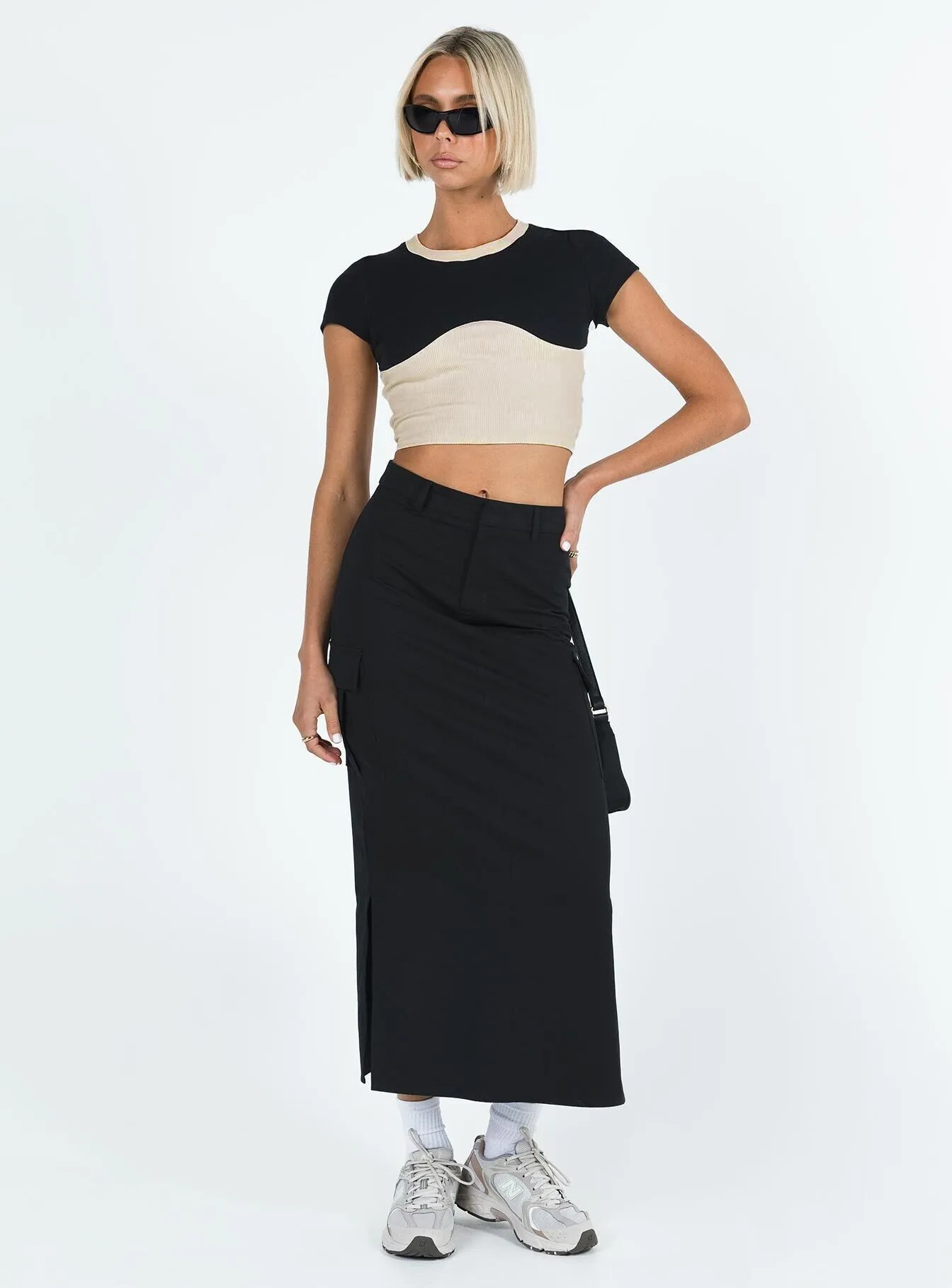 Roka Top Black / Cream sold by Princess Polly product image thumbnail 3