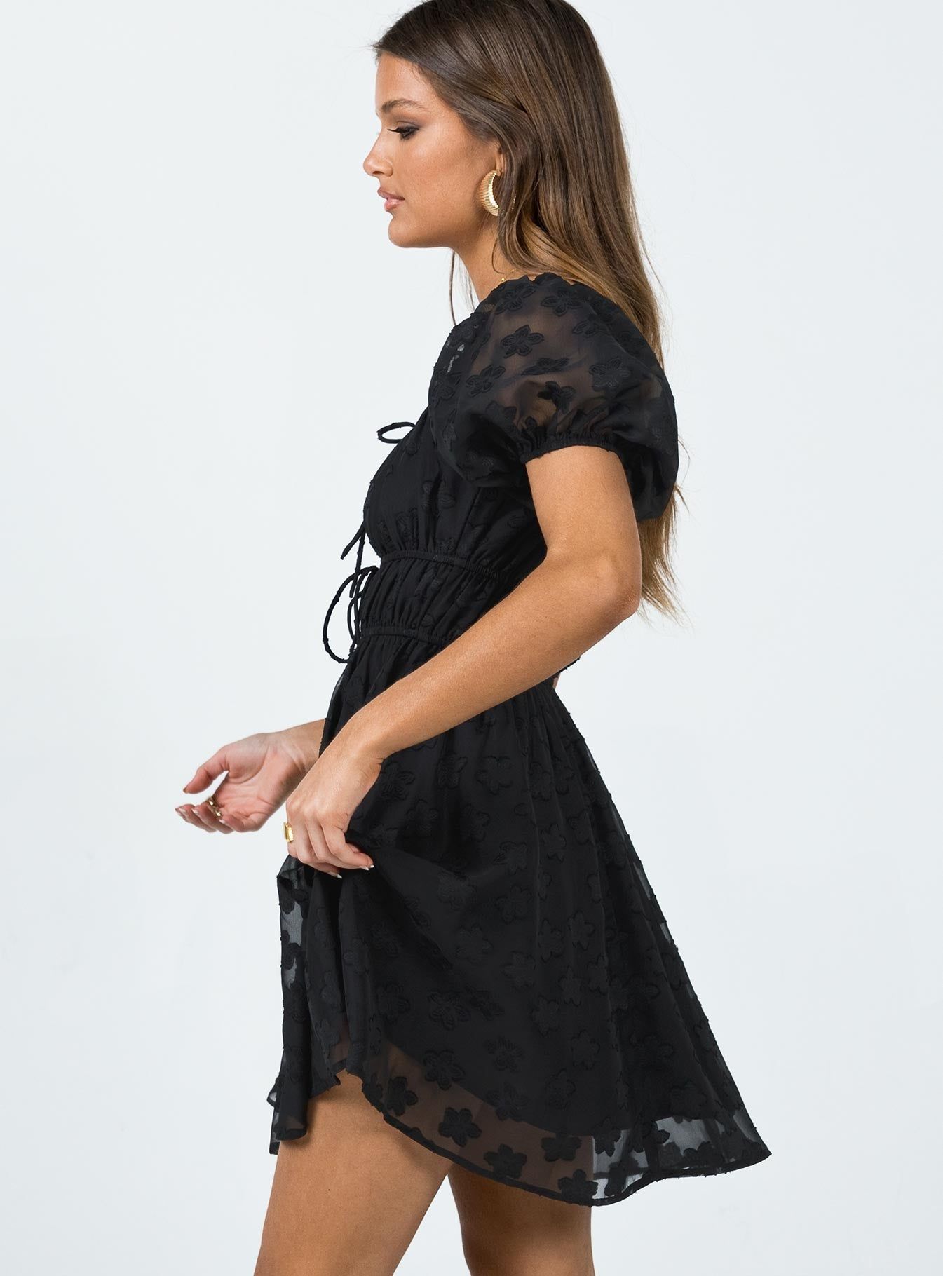 Kenny Mini Dress Black sold by Princess Polly product image thumbnail 3