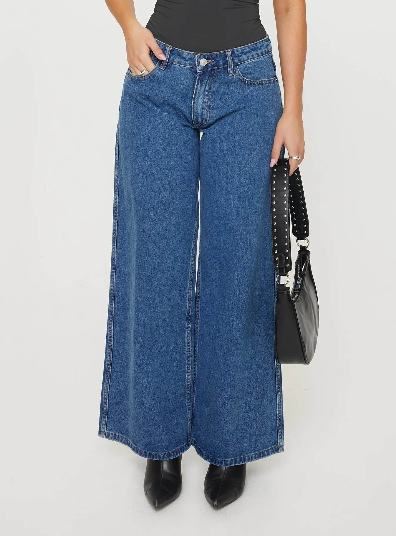 Ramos Low Rise Jeans Denim Petite sold by Princess Polly product image thumbnail 2