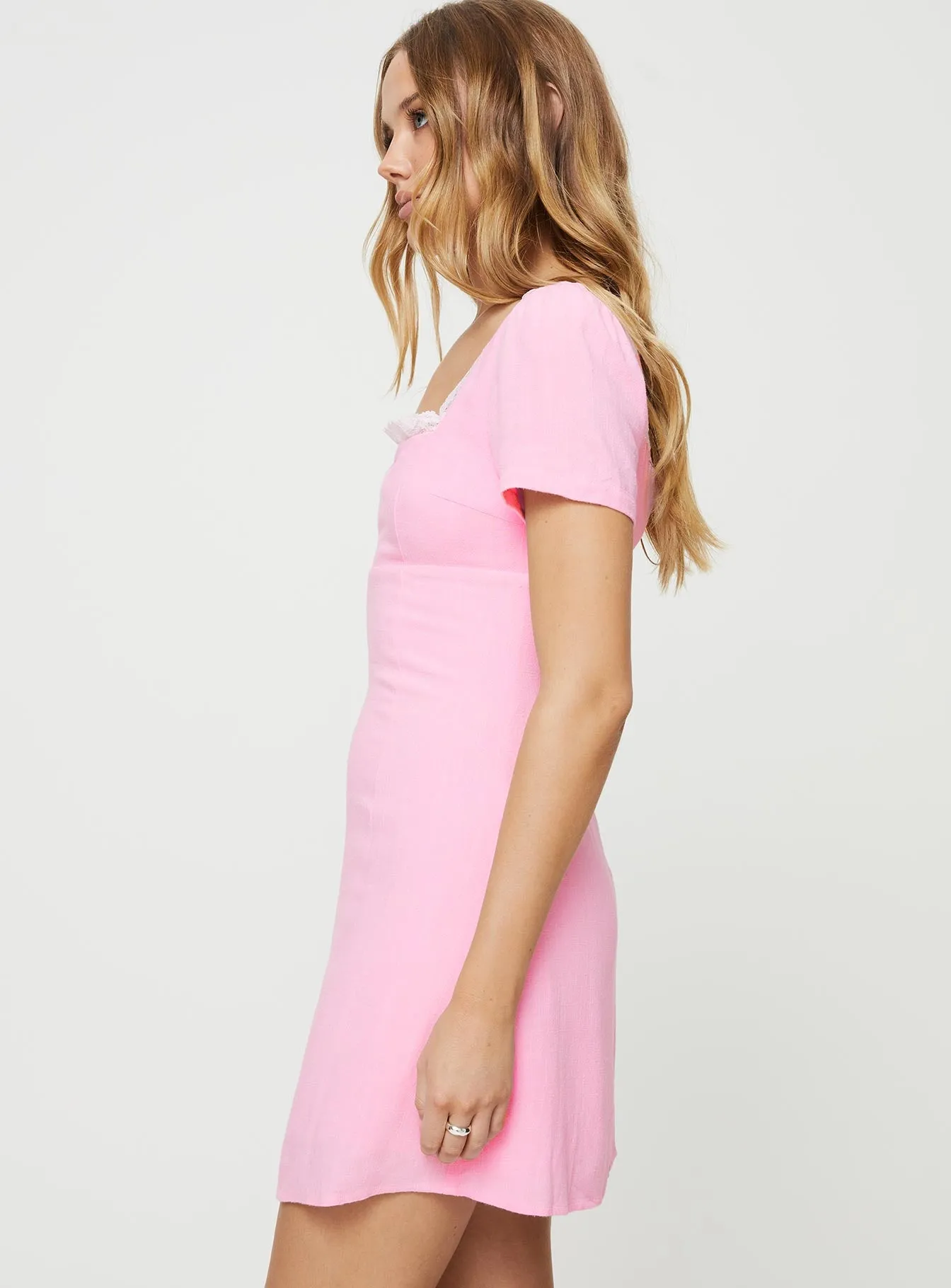 Jerri Mini Dress Pink sold by Princess Polly product image thumbnail 3