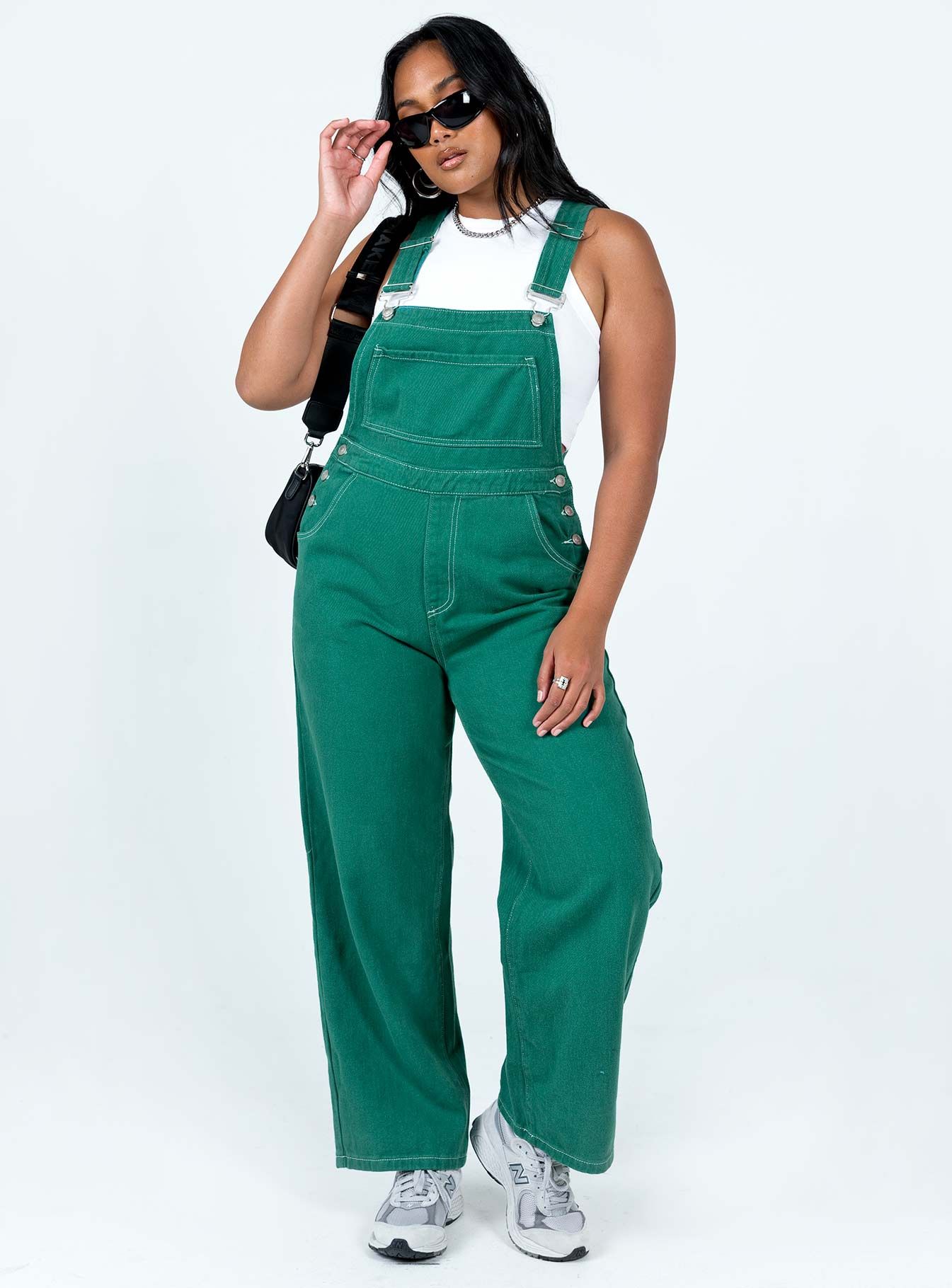 Menzies Overalls Green sold by Princess Polly product image thumbnail 2