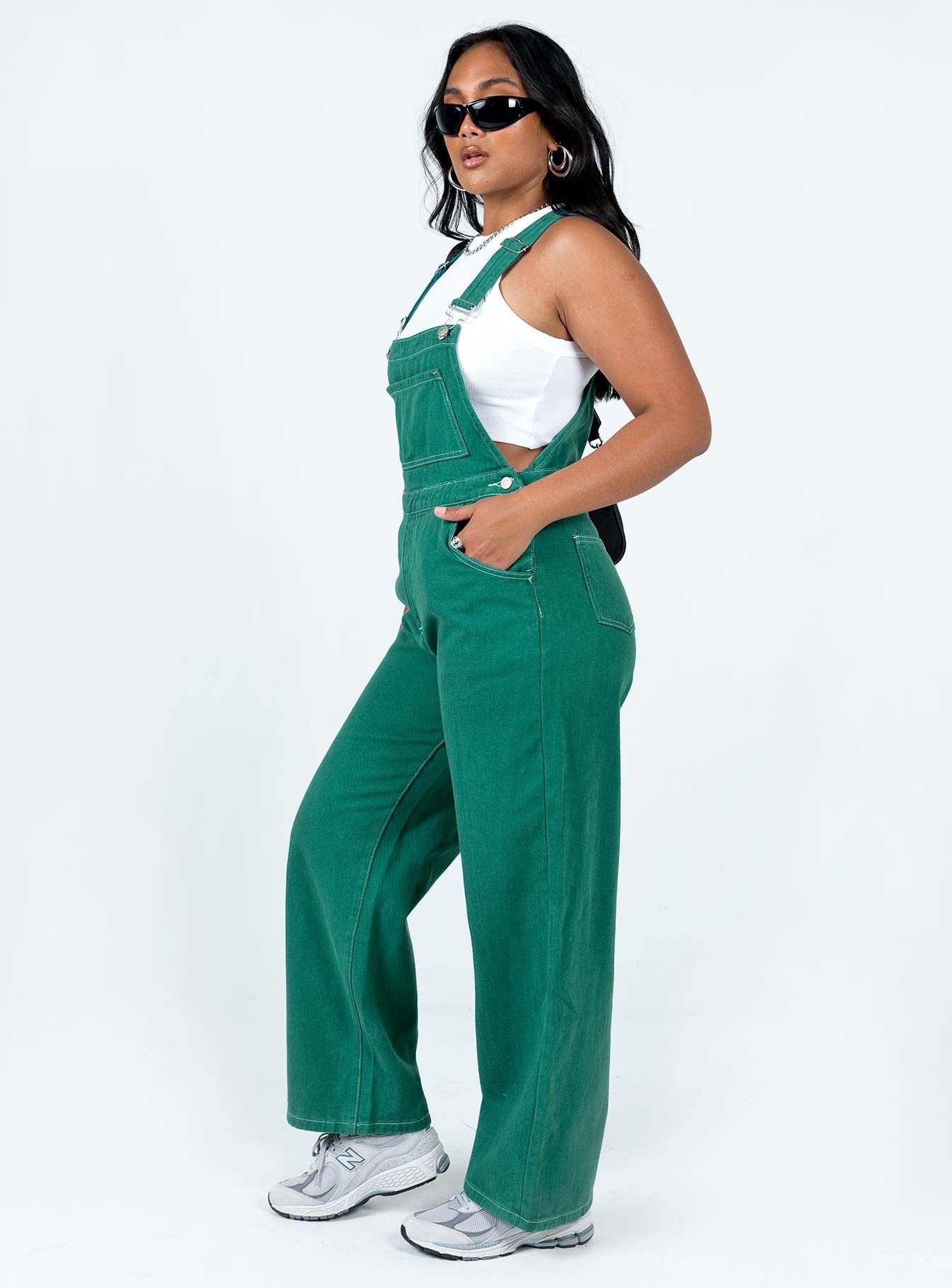 Menzies Overalls Green sold by Princess Polly product image thumbnail 4