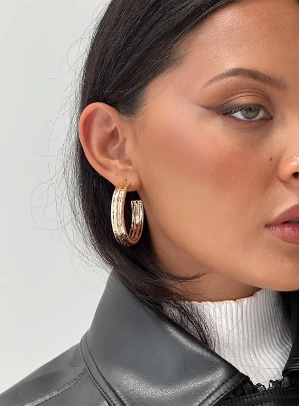 Lamarca Earrings Gold sold by Princess Polly