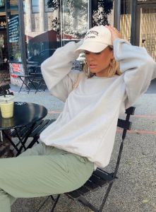 Amato Sweatshirt Grey sold by Princess Polly
