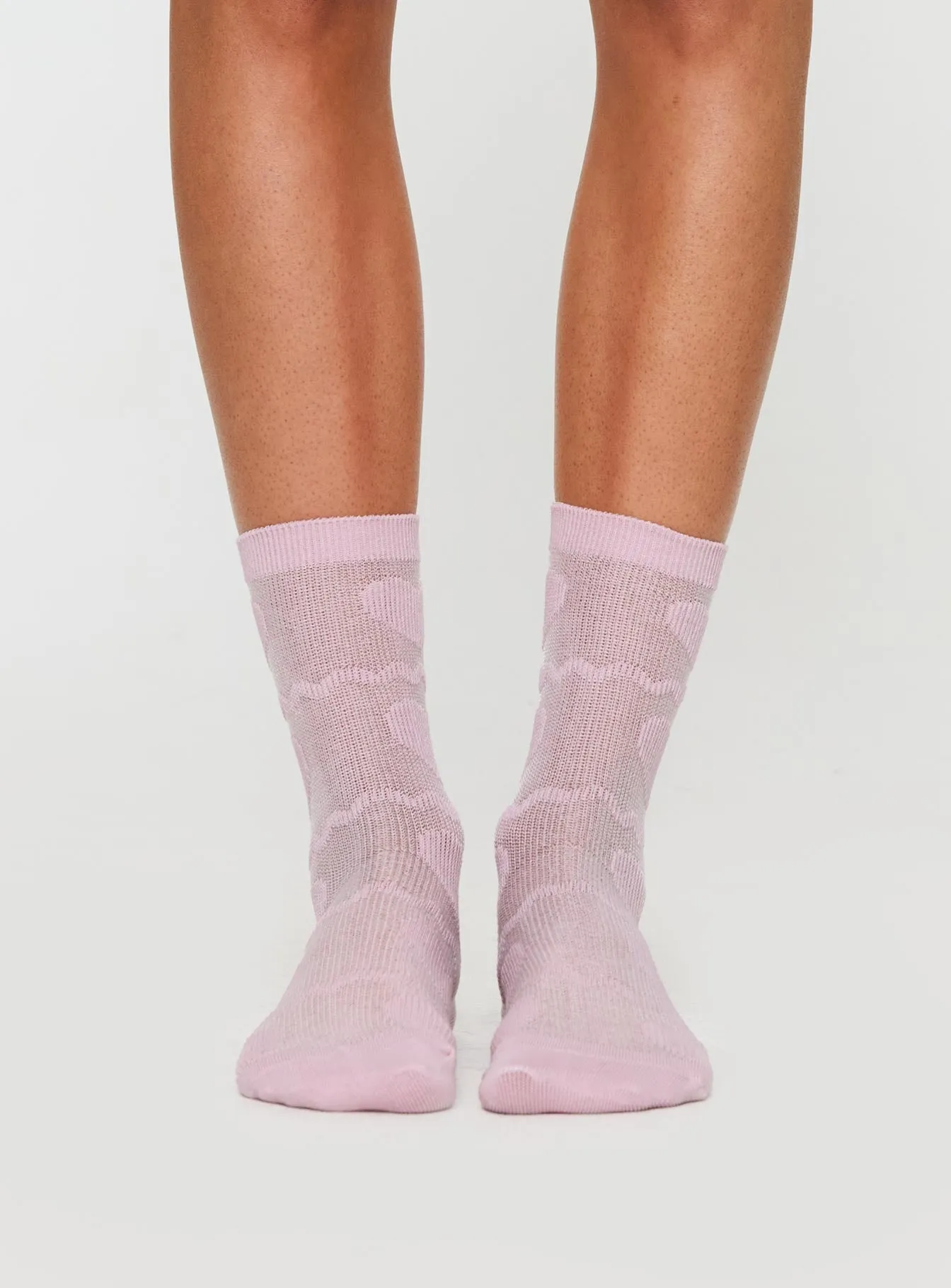 Sonder Crew Socks Pink sold by Princess Polly product image thumbnail 2