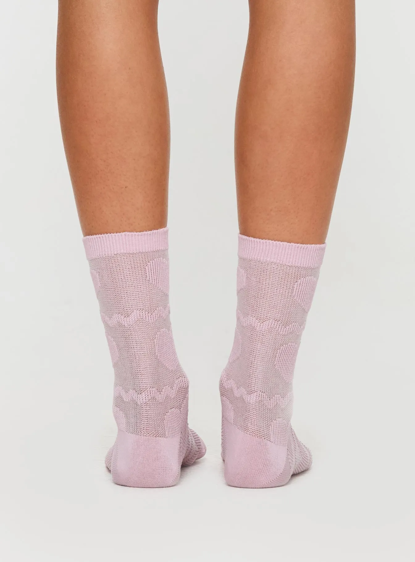 Sonder Crew Socks Pink sold by Princess Polly product image thumbnail 4