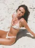 Love Letters High Cut Cheeky Bikini Bottoms White / Red sold by Princess Polly