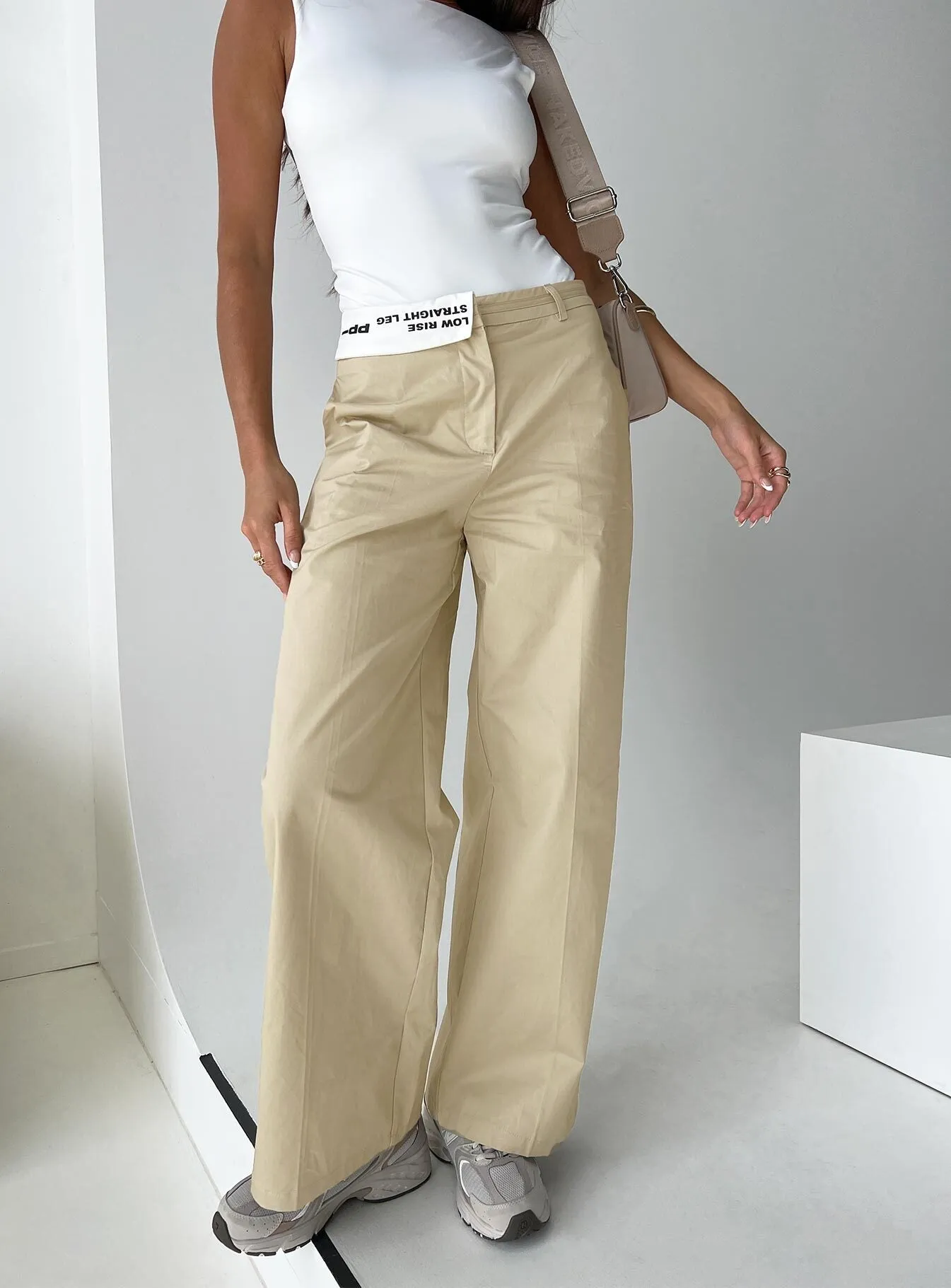 Carazon Pants Beige sold by Princess Polly