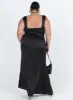 Lynsey Midi Dress Black Curve sold by Princess Polly