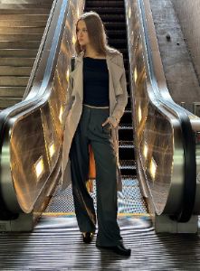 Archer Pants Slate Lower Impact sold by Princess Polly