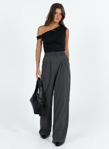 Archer Pants Slate Lower Impact sold by Princess Polly