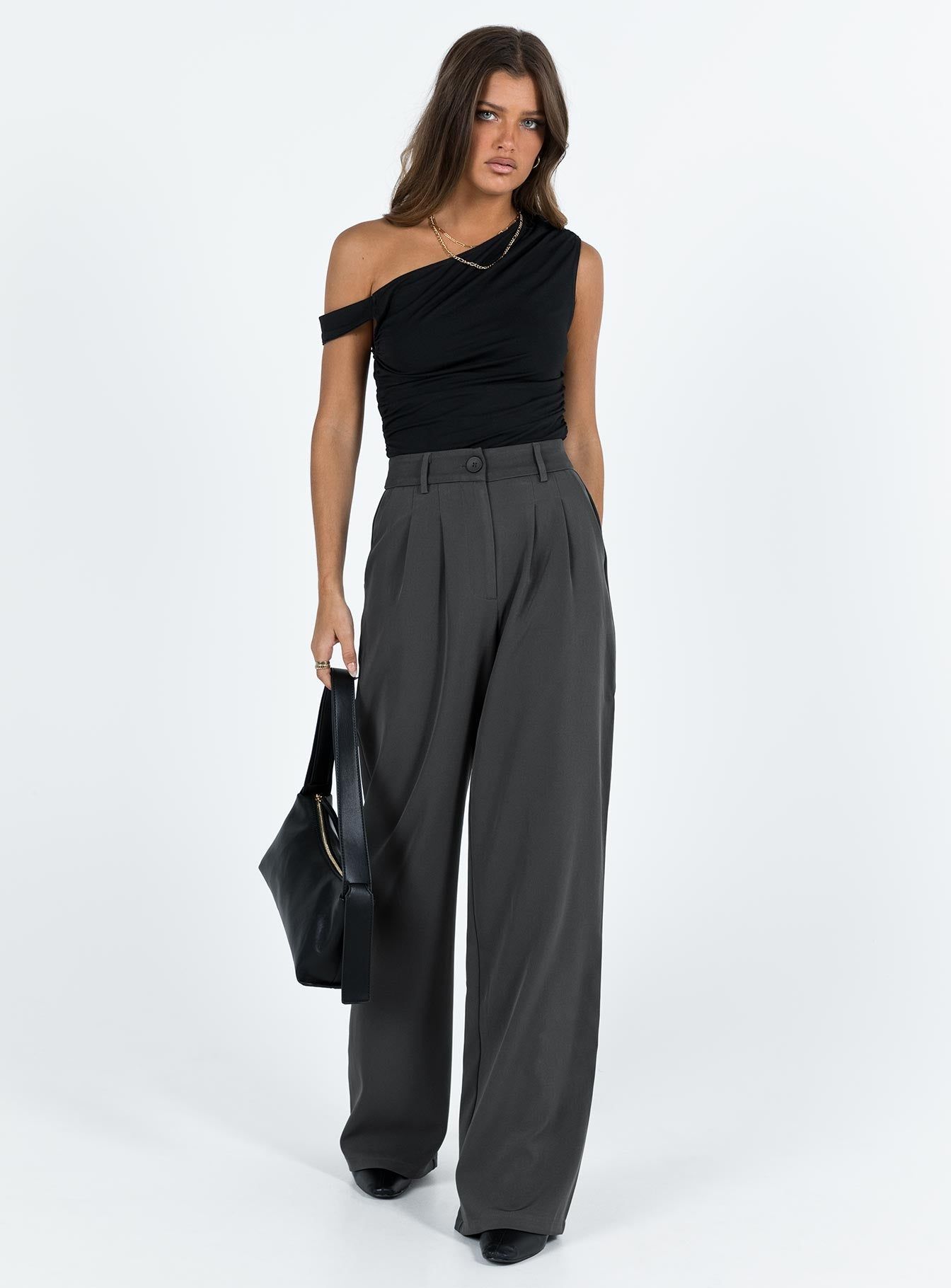 Archer Pants Slate Lower Impact sold by Princess Polly product image thumbnail 4