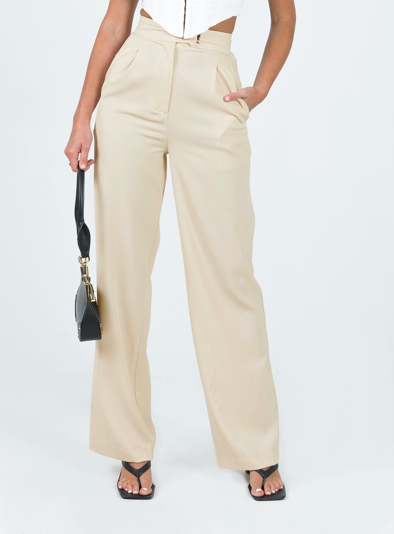 Regence Pants Beige sold by Princess Polly